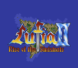Lufia II - Rise of the Sinistrals (USA) Title Screen